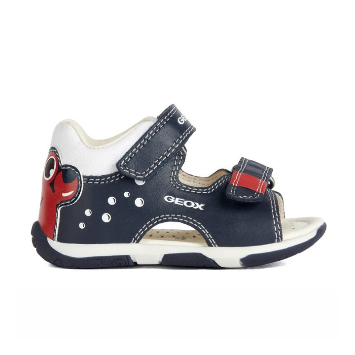 SANDAŁY GEOX TAPUZ BABY BOY NAVY/RED