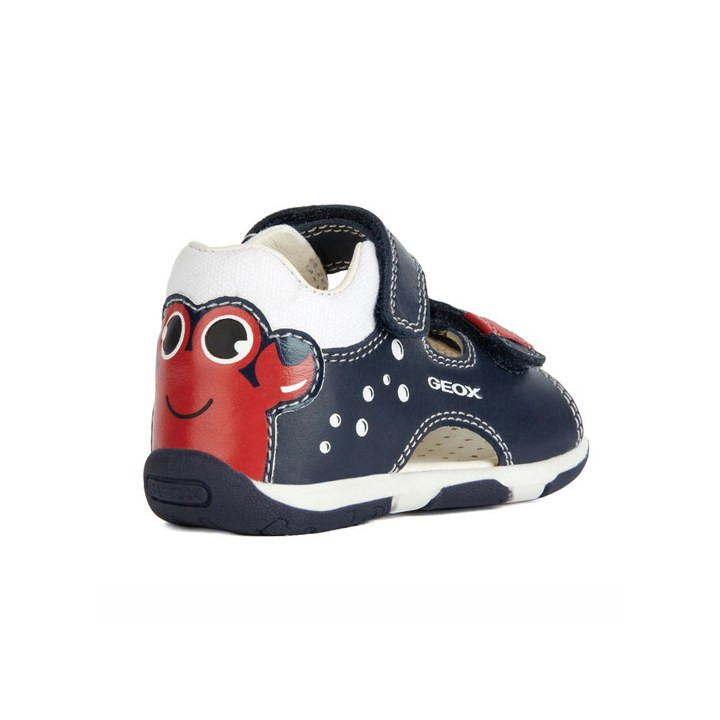 SANDAŁY GEOX TAPUZ BABY BOY NAVY/RED