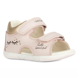 SANDAŁY GEOX TAPUZ BABY GIRL ROSE/GOLD
