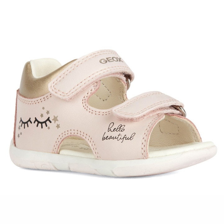 SANDAŁY GEOX TAPUZ BABY GIRL ROSE/GOLD