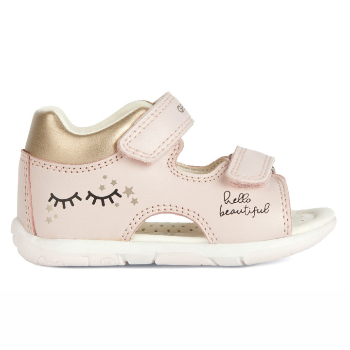 SANDAŁY GEOX TAPUZ BABY GIRL ROSE/GOLD