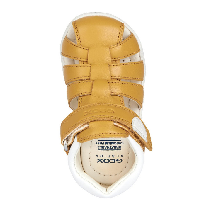 SANDALS GEOX MACCHIA BABY OCHREYELLOW