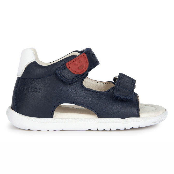 SANDAŁY GEOX MACCHIA BABY BOY FIRST STEP NAVY