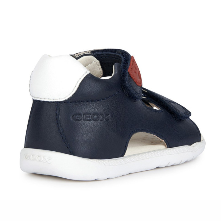 SANDAŁY GEOX MACCHIA BABY BOY FIRST STEP NAVY