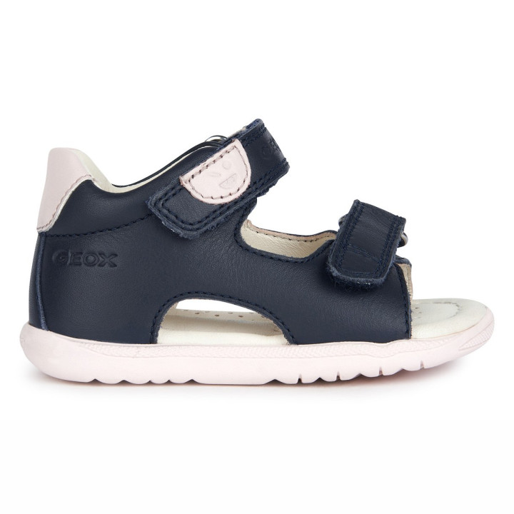 SANDAŁY GEOX MACCHIA BABY GIRL FIRST STEP NAVY