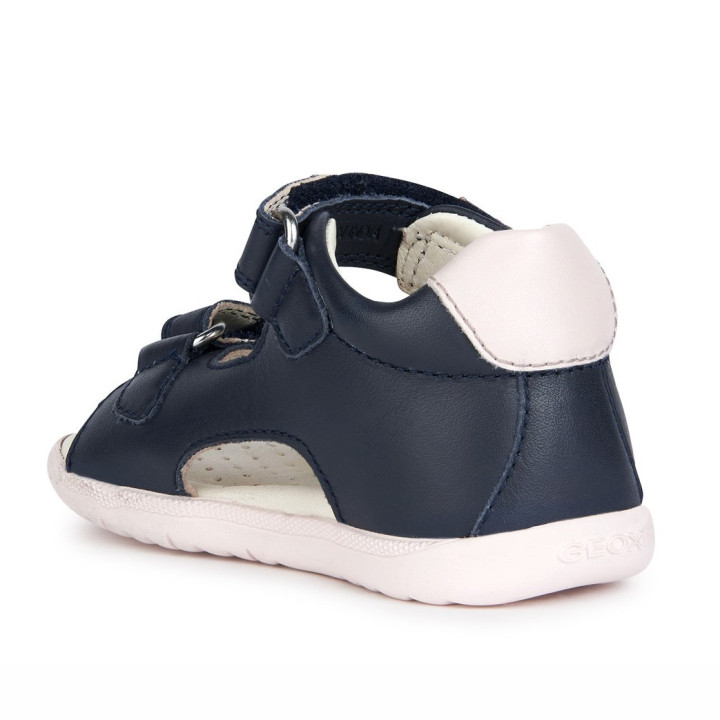 SANDAŁY GEOX MACCHIA BABY GIRL FIRST STEP NAVY