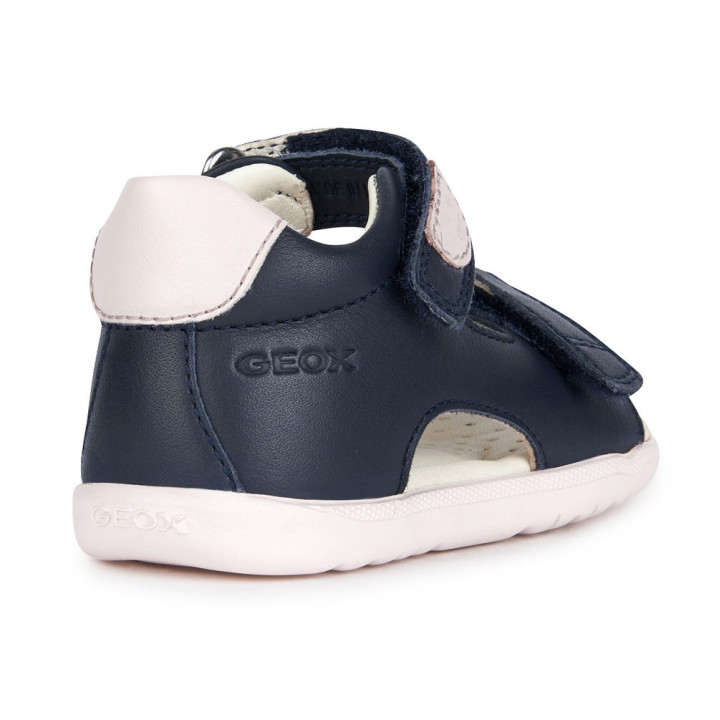 SANDAŁY GEOX MACCHIA BABY GIRL FIRST STEP NAVY