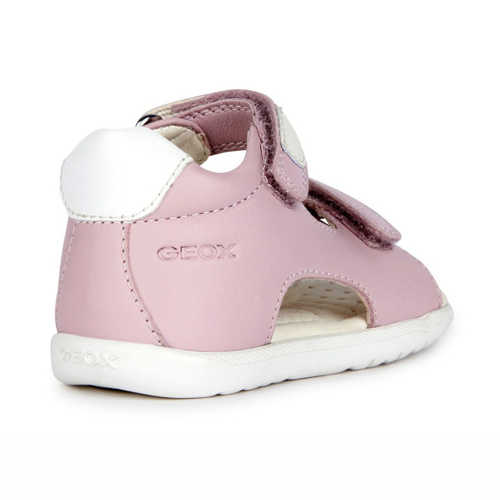 SANDAŁY GEOX MACCHIA BABY GIRL FIRST STEP ROSE