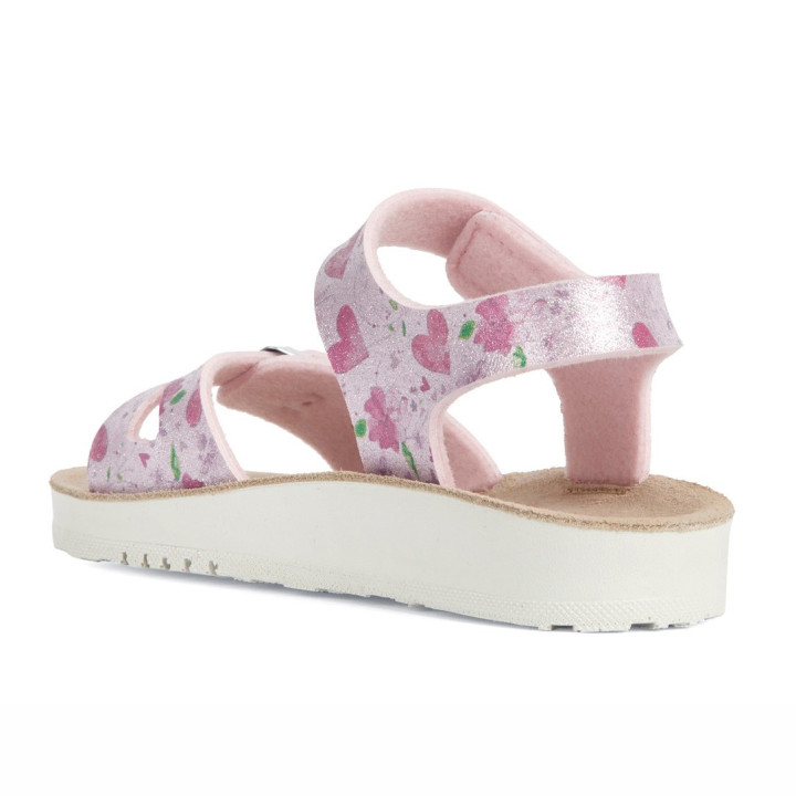 SANDAŁY GEOX COSTAREI GIRL PINK