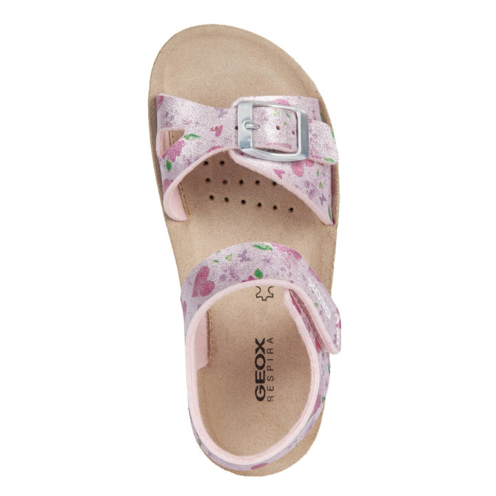 SANDAŁY GEOX COSTAREI GIRL PINK