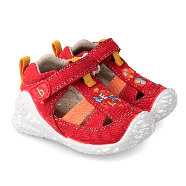 SANDAŁY BIOMECANICS PIERWSZE KROKI 232188-B ROJO