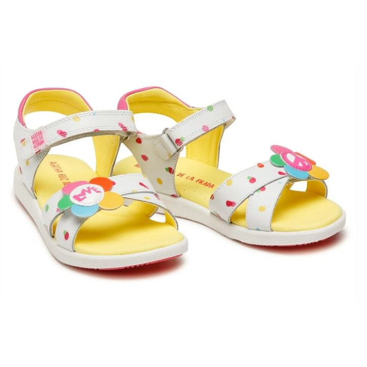 SANDAŁY AGATHA RUIZ DE LA PRADA 222935-C BLANCO Y PUTONS