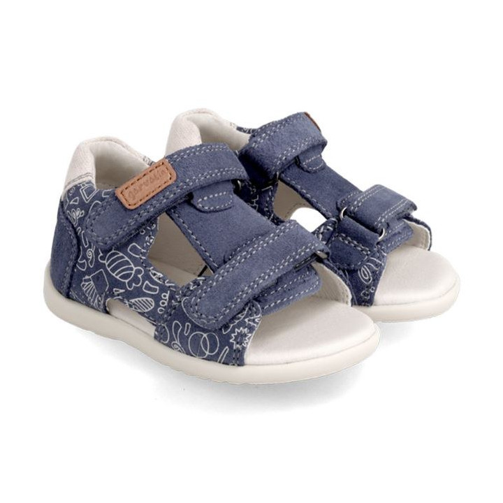 SANDALS GARVALIN FIRST STEPS 222603-A AZUL Y FUN