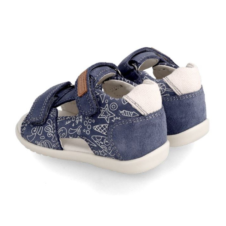 SANDALS GARVALIN FIRST STEPS 222603-A AZUL Y FUN