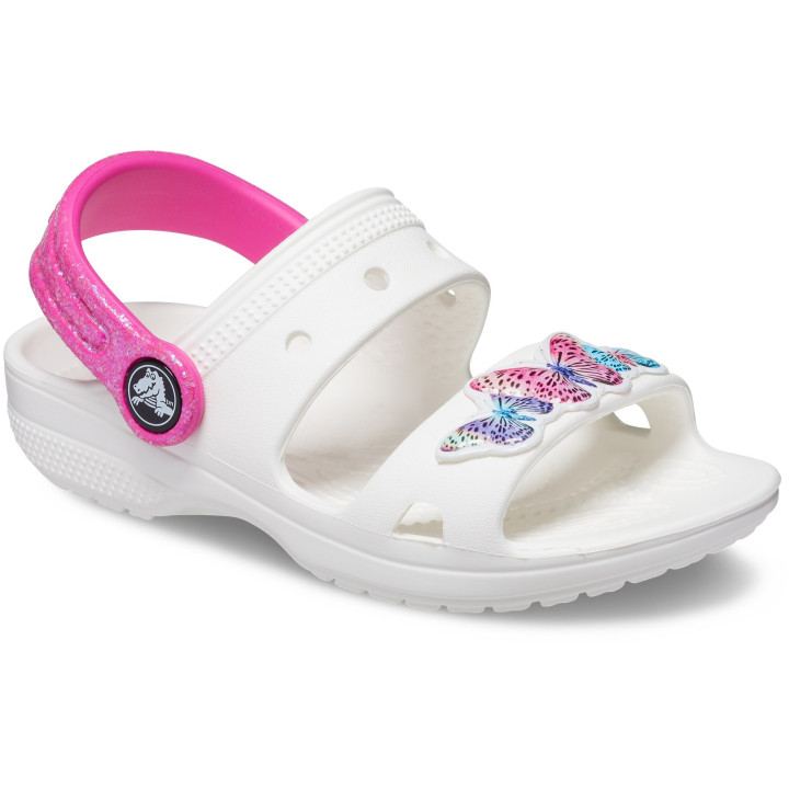 SANDAŁY CROCS CLASSIC EMBELLISHED 207803 WHITE