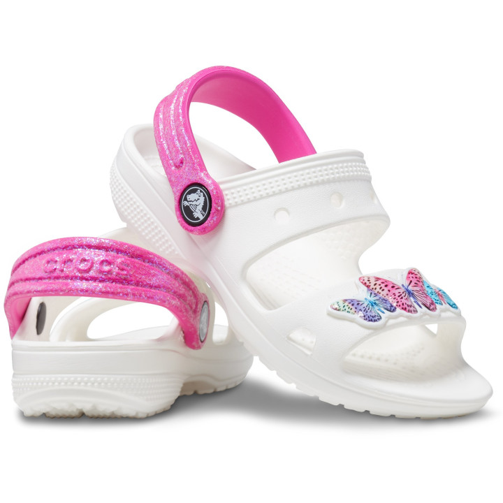 CROCS CLASSIC EMBELLISHED SANDAL 207803 WHITE