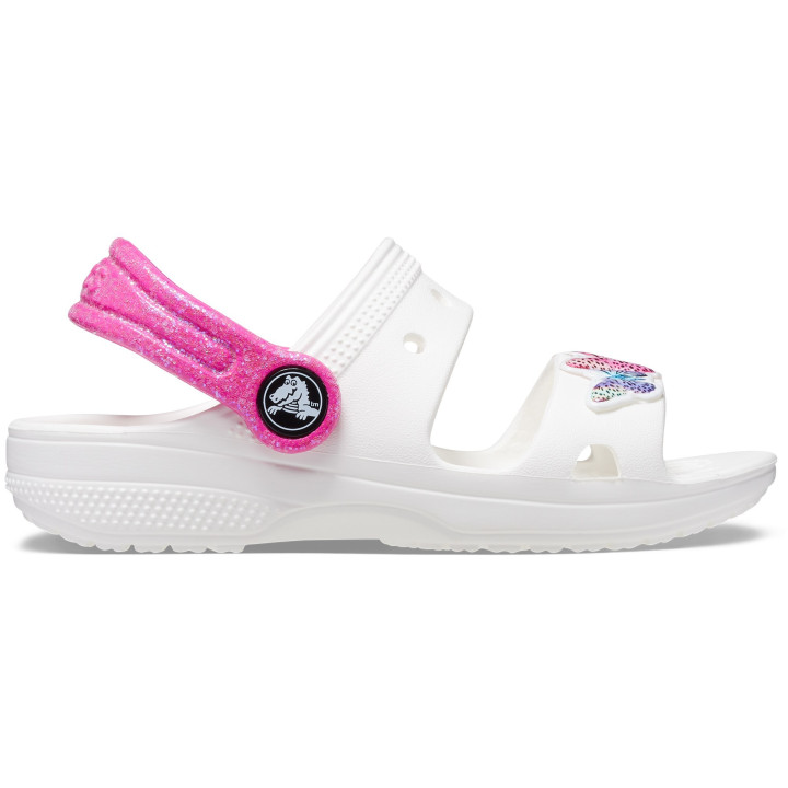 CROCS CLASSIC EMBELLISHED SANDAL 207803 WHITE