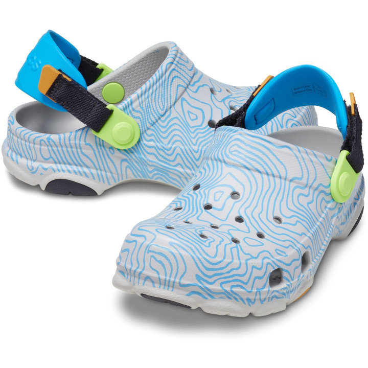 CHODAKI CROCS KIDS ALL-TERRAIN TOPOGRAPHIC CLOG 208312 ATMOSPHERE/MULTI
