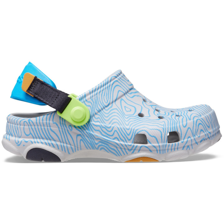 CHODAKI CROCS KIDS ALL-TERRAIN TOPOGRAPHIC CLOG 208312 ATMOSPHERE/MULTI