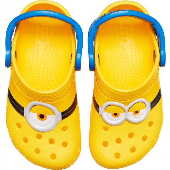 CHODAKI CROCS FUN LAB CLASSIC IAM MINIONS KIDS CLOG 206810 YELLOW