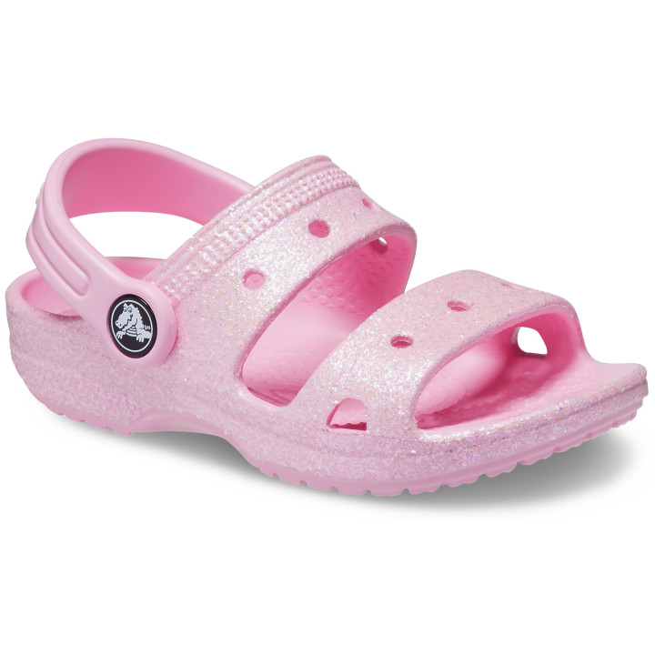 CROCS CLASSIC GLITTER SANDAL 207983 FLAMINGO