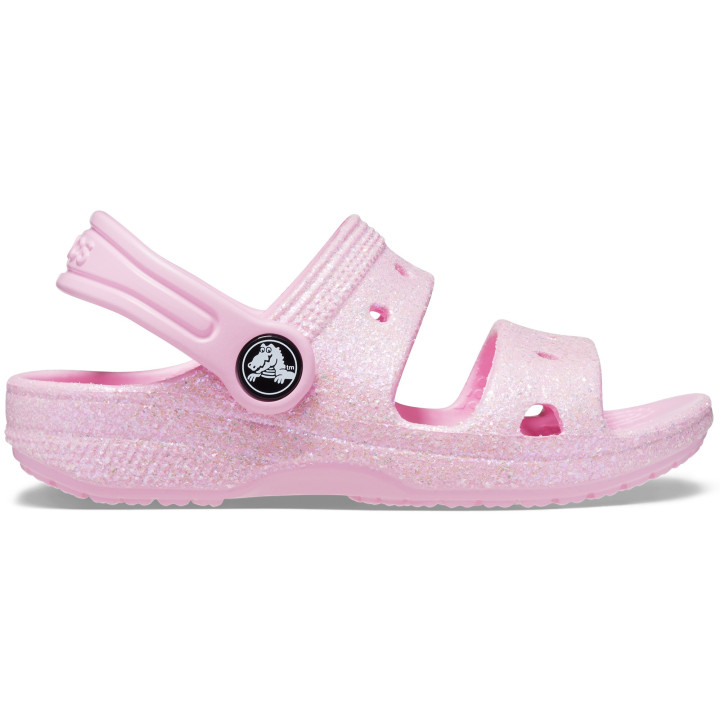 CROCS CLASSIC GLITTER SANDAL 207983 FLAMINGO