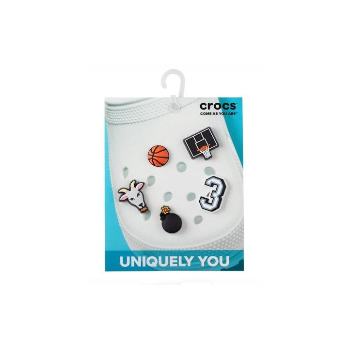 CROCS JIBBITZ™ CHARMS PRZYPINKI 10009750 BASKETBALL STAR 5-PACK
