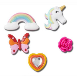 CROCS JIBBITZ™ CHARMS 10011076 PLASTIC FANTASTIC WHIMSICAL 5-PACK