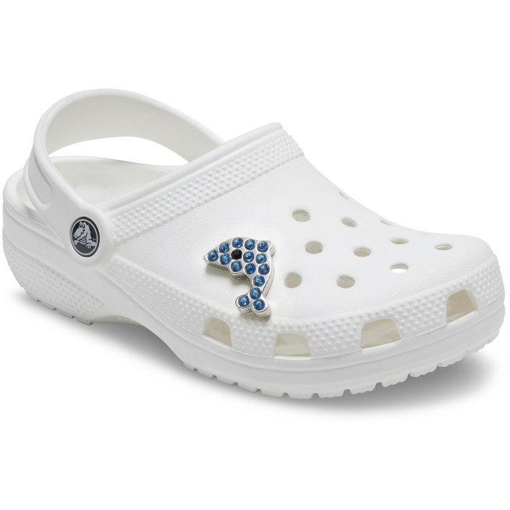 CROCS JIBBITZ™ CHARMS PRZYPINKA 10011087 CRYSTAL DOLPHIN