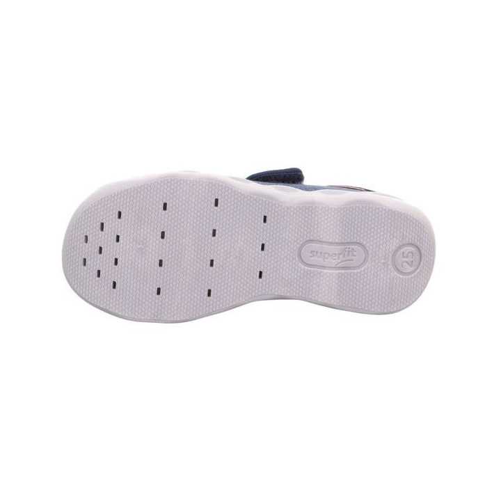 PANTOFLE TEKSTYLNE KAPCIE SUPERFIT BUBBLE BLAU 1-006274-8010