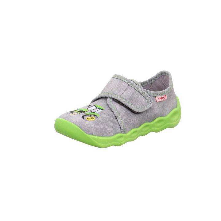 PANTOFLE TEKSTYLNE KAPCIE SUPERFIT BUBBLE GRAU 1-006274-2030