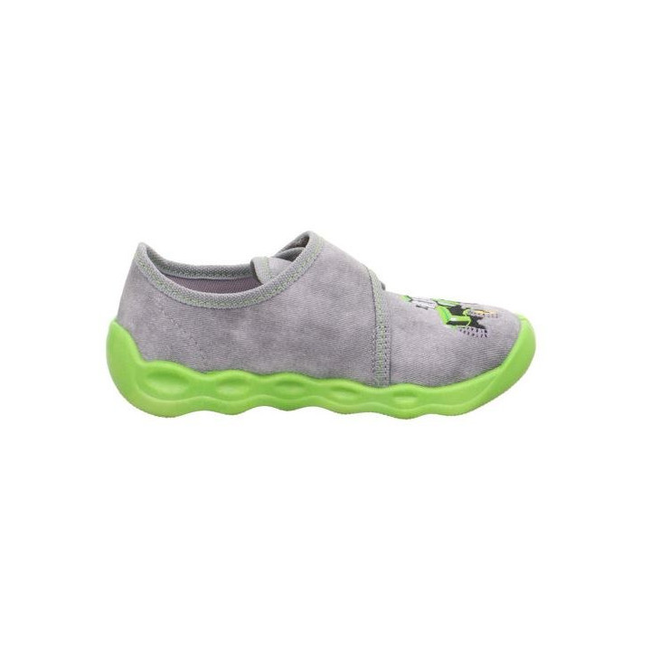 PANTOFLE TEKSTYLNE KAPCIE SUPERFIT BUBBLE GRAU 1-006274-2030