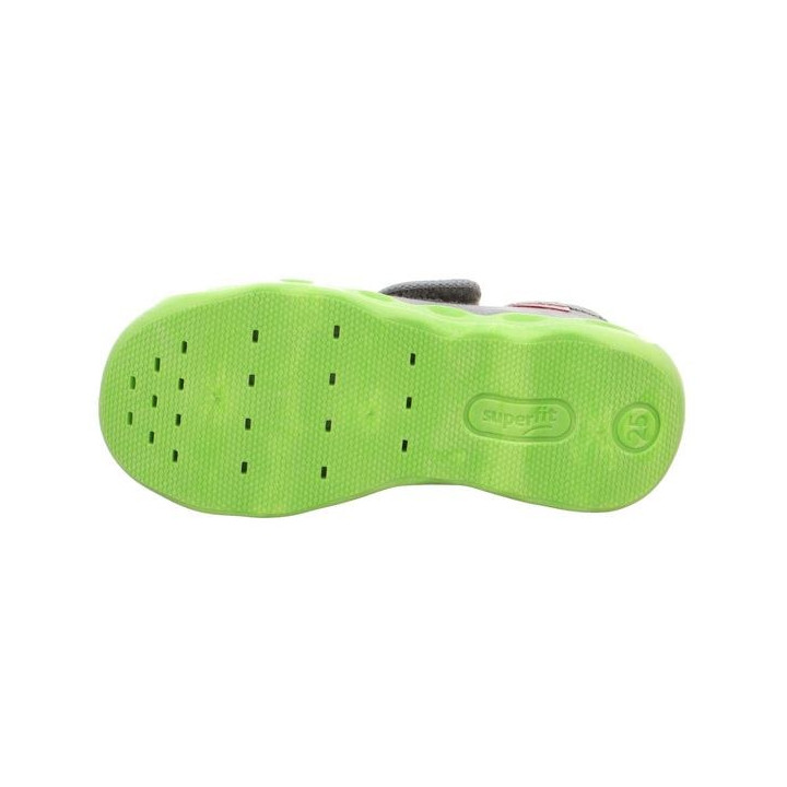 PANTOFLE TEKSTYLNE KAPCIE SUPERFIT BUBBLE GRAU 1-006274-2030