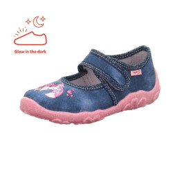 PANTOFLE TEKSTYLNE KAPCIE SUPERFIT BONNY BLAU 1-800282-8050