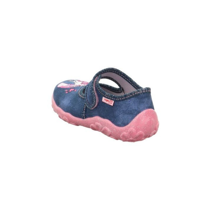 PANTOFLE TEKSTYLNE KAPCIE SUPERFIT BONNY BLAU 1-800282-8050