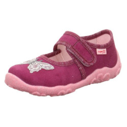 PANTOFLE TEKSTYLNE KAPCIE SUPERFIT BONNY ROT 1-000280-5010