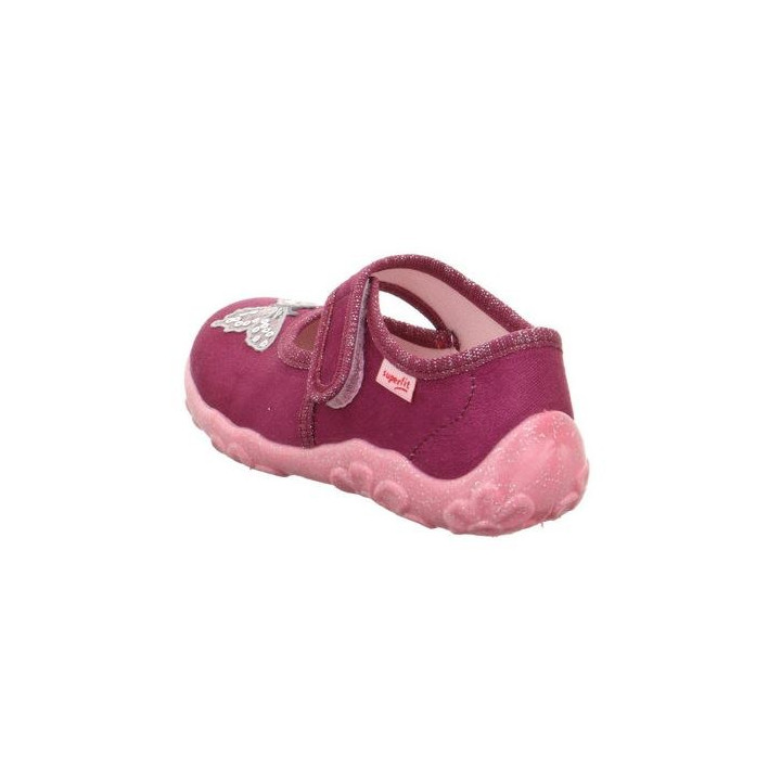 PANTOFLE TEKSTYLNE KAPCIE SUPERFIT BONNY ROT 1-000280-5010