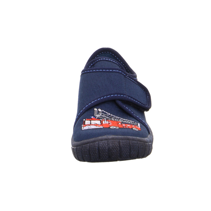 PANTOFLE TEKSTYLNE KAPCIE SUPERFIT BILL BLAU/ROT 0-800278-8000