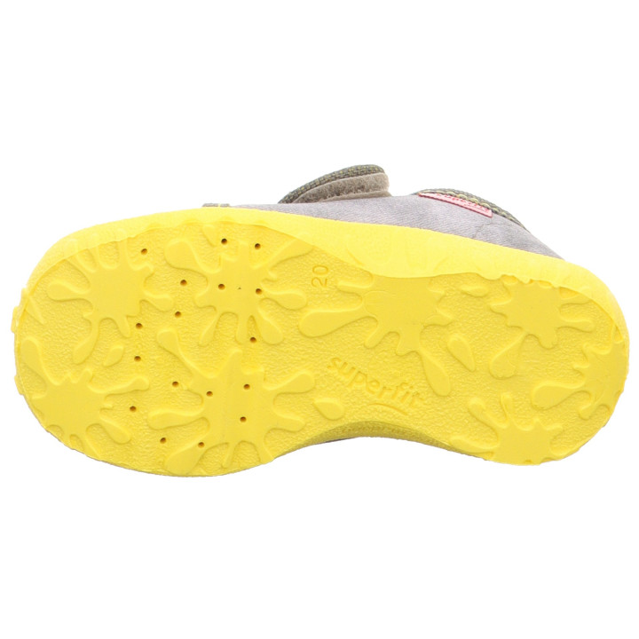 PANTOFLE TEKSTYLNE KAPCIE SUPERFIT SPOTTY GRAU 1-009254-2050