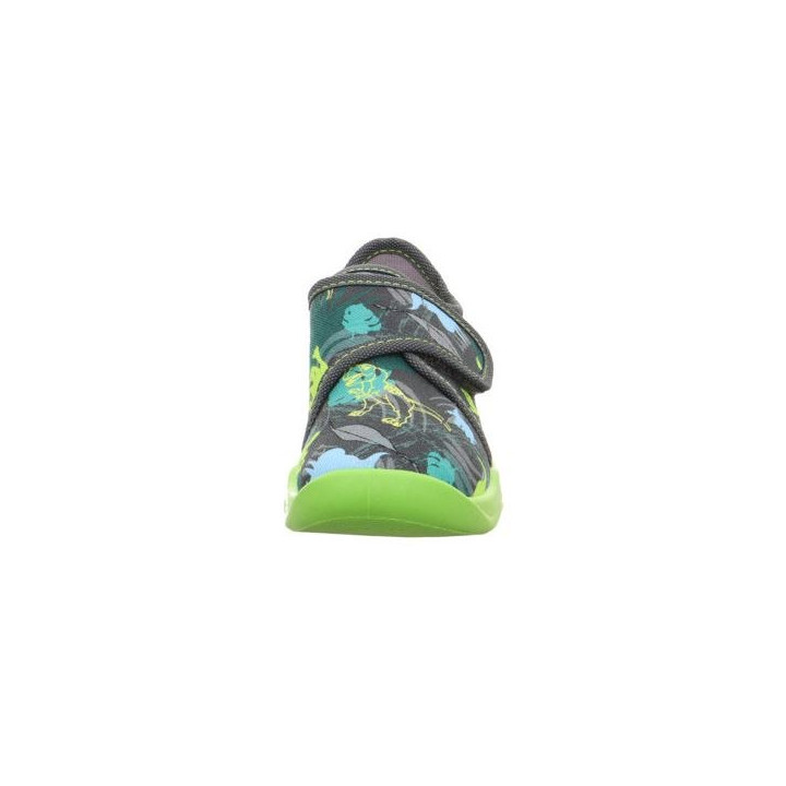 PANTOFLE TEKSTYLNE KAPCIE SUPERFIT BUBBLE GRAU/MEHRFARBIG 1-006273-2010