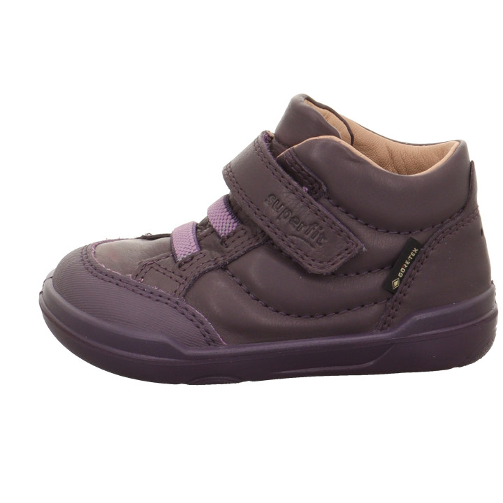 TRZEWIKI BAREFOOT SUPERFIT SUPERFREE LILA 1-000536-8500 GORE-TEX