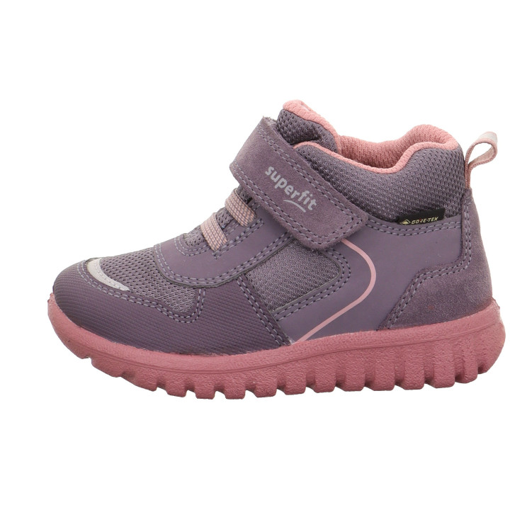 TRZEWIKI SUPERFIT SPORT7 MINI LILA/ROSA 1-006188-8500 GORE-TEX