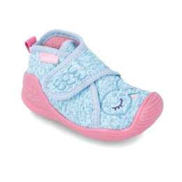 PANTOFLE TEKSTYLNE KAPCIE BIOMECANICS 231294-A CELESTE