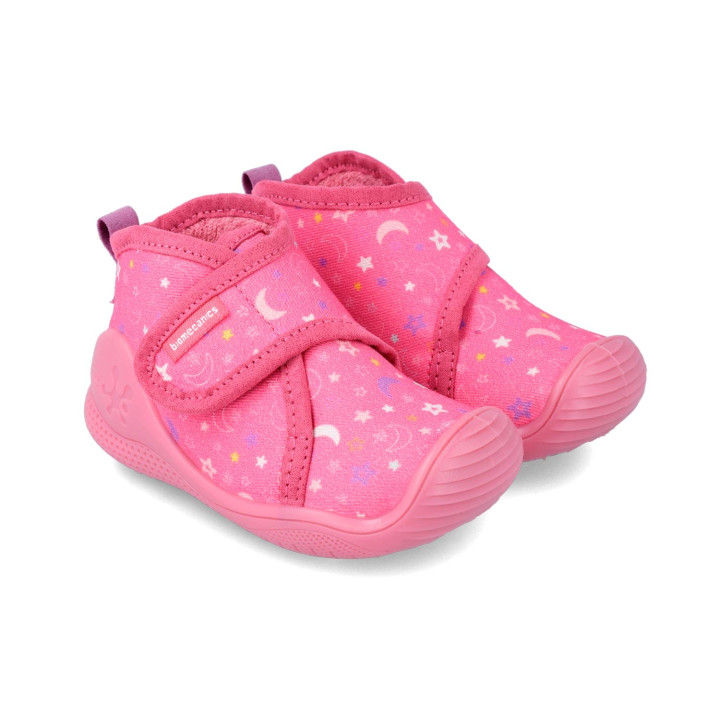 PANTOFLE TEKSTYLNE KAPCIE BIOMECANICS 231291-D FUCSIA
