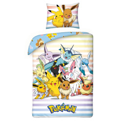 SINGLE DUVET SET 160 X 200 CM POKEMON PIKACHU POK-322BL