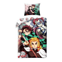 SINGLE DUVET SET 140 X 200 CM DEMON SLAYER DS-4060BL