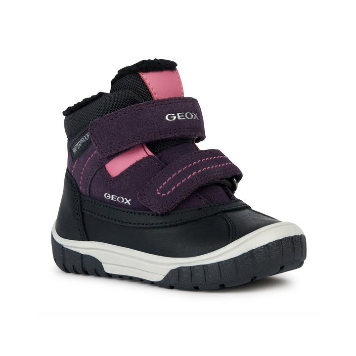 TRZEWIKI ZIMOWE GEOX OMAR WPF BLACK/VIOLET AMPHIBIOX