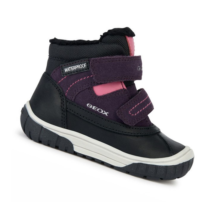 TRZEWIKI ZIMOWE GEOX OMAR WPF BLACK/VIOLET AMPHIBIOX