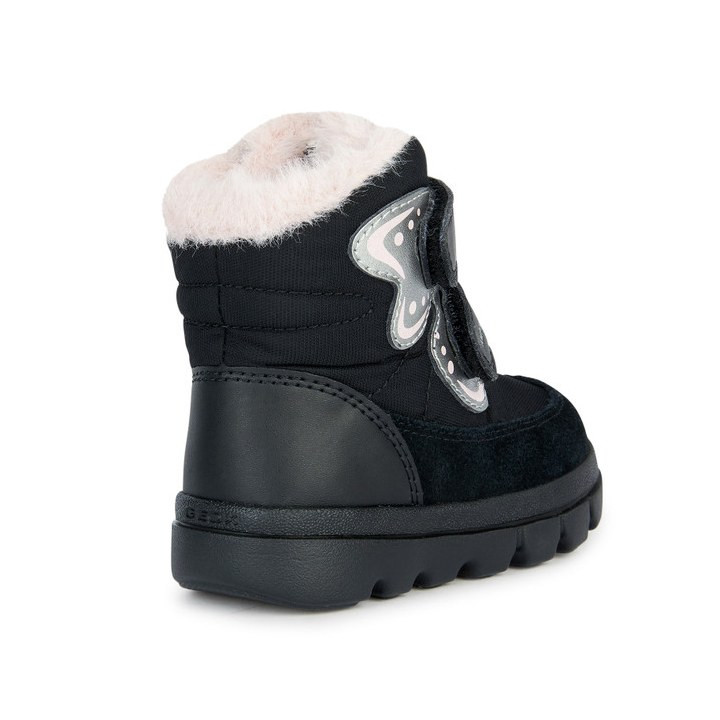ŚNIEGOWCE GEOX WILLABOOM BLACK/LT PINK AMPHIBIOX