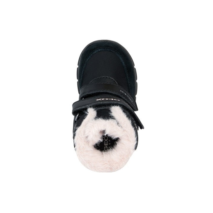 WINTER SHOES GEOX WILLABOOM BLACK/LT PINK AMPHIBIOX